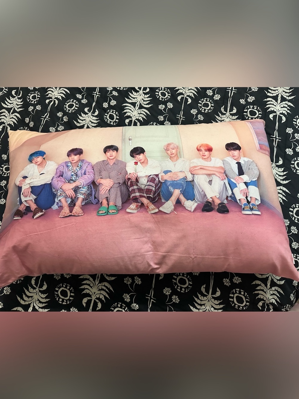 BTS ‘House of BTS’ Pop-Up Store Boy with Luv Era Rectangular Pillow Cushion